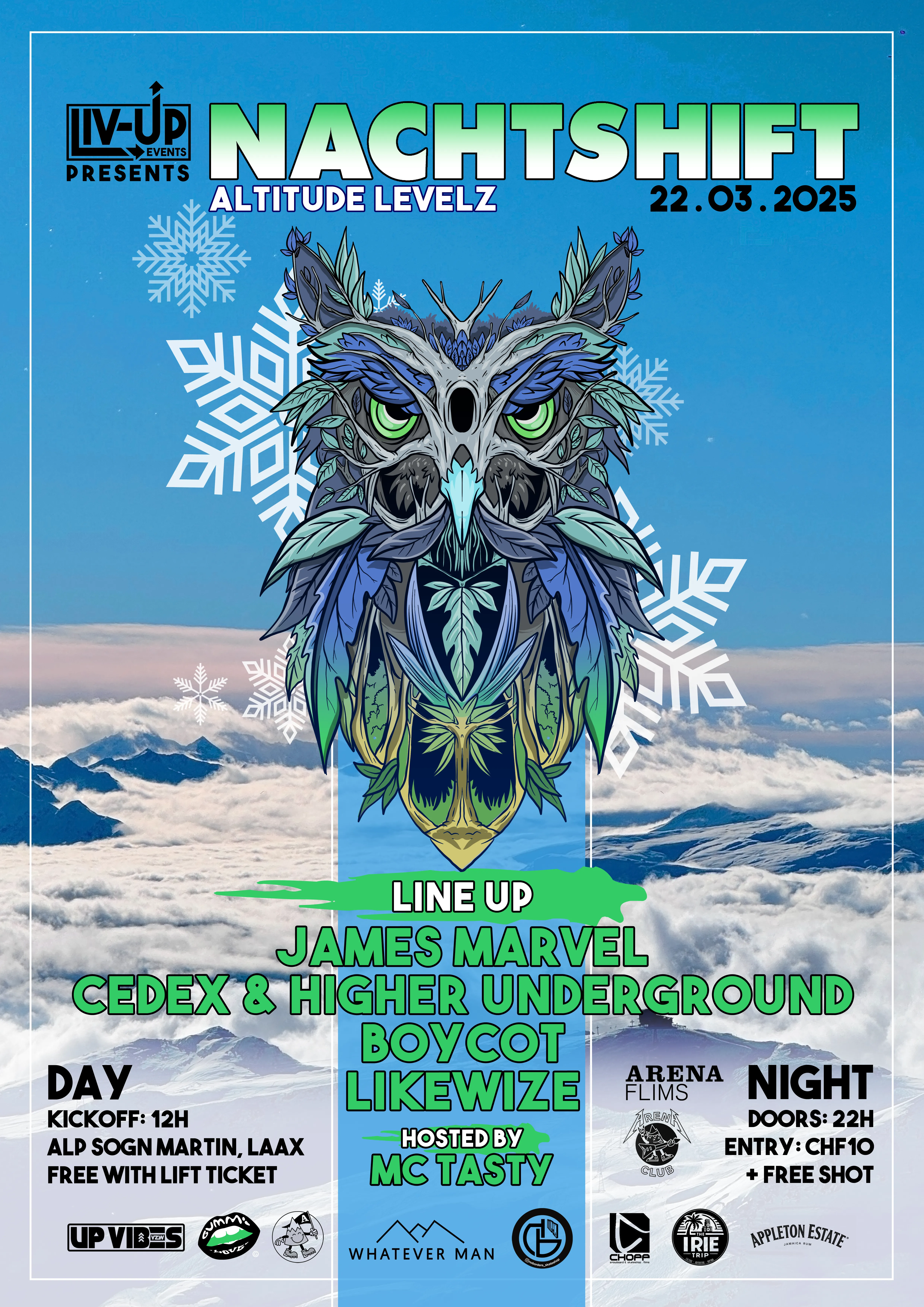 Nachtshift event poster